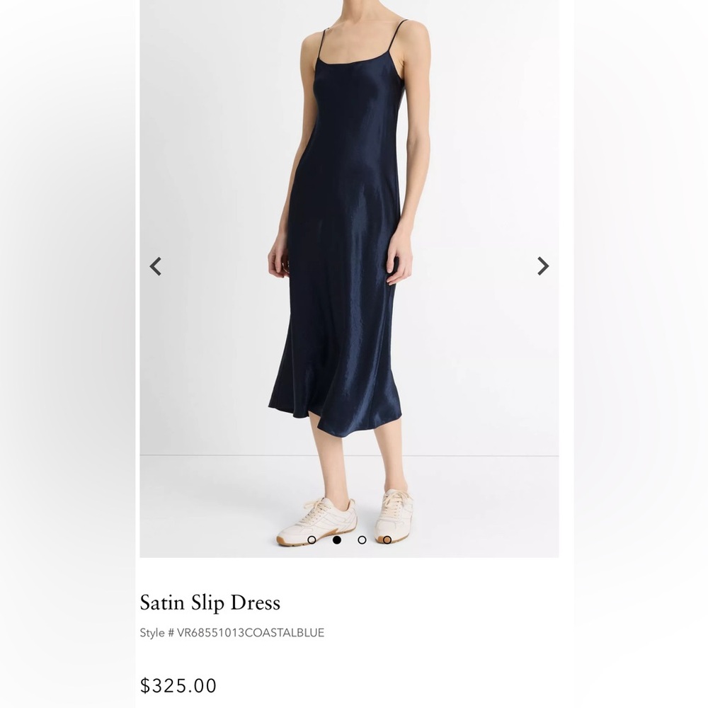 VINCE Satin Dress